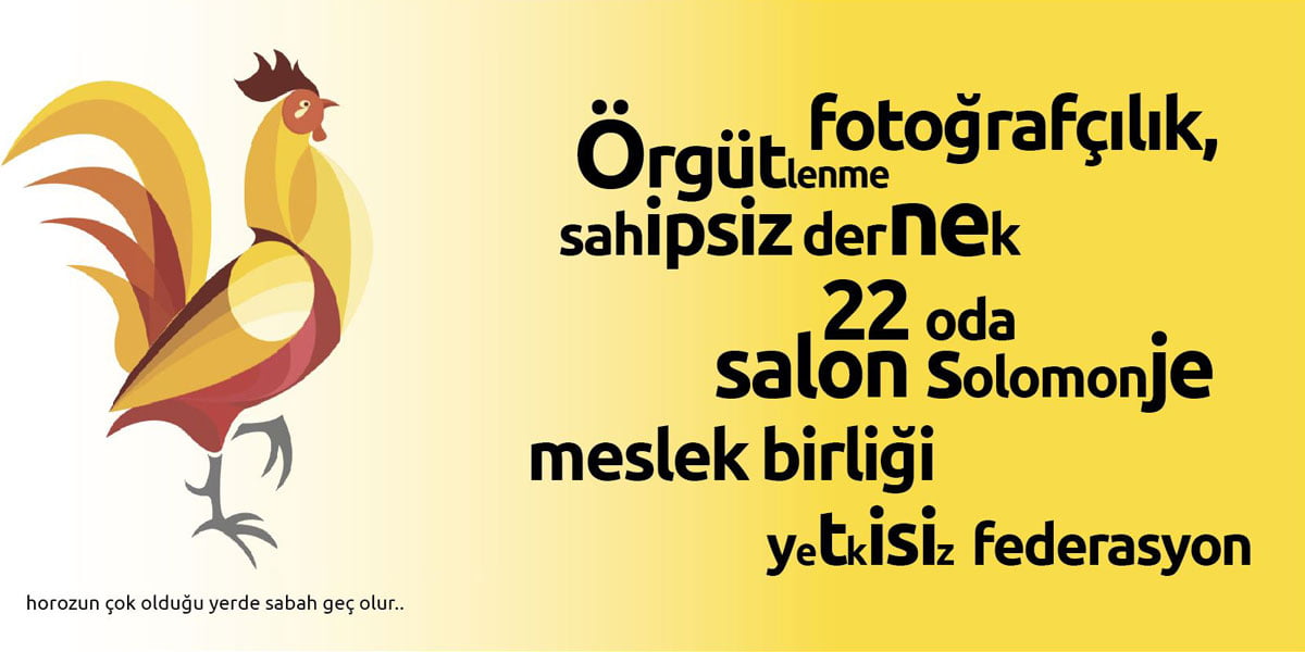 Fotoğraf, Fotoğrafçılık ve Meslek Birliği İncelemesi 1 Meslek Birliği İncelemesi | Mustafa Turgut